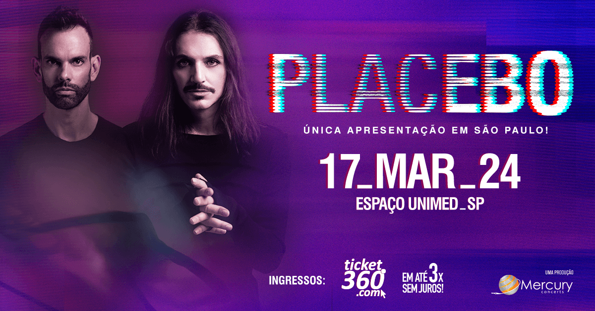 Placebo Brasil 2024 Mercury Concerts